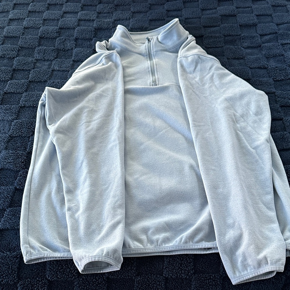 Willit Men's Light Gray Zip-Up Sweater - Picture 3 of 6
